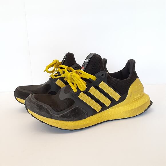 Adidas UltraBoost DNA Color Brick Lego Yellow Sneakers Kids 4.5 Running Shoes - Picture 11 of 11